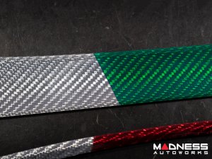 Alfa Romeo Stelvio Door Trim - Carbon Fiber - Interior Door Trim Kit - Italian Theme - Feroce Carbon